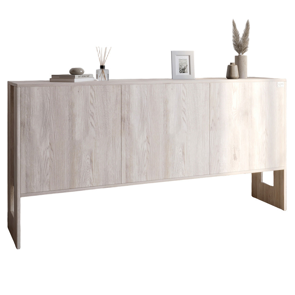 Комод-2 3-дверный LION Нобу 160х34х80 см Самоа дымчатый (LION-042378)