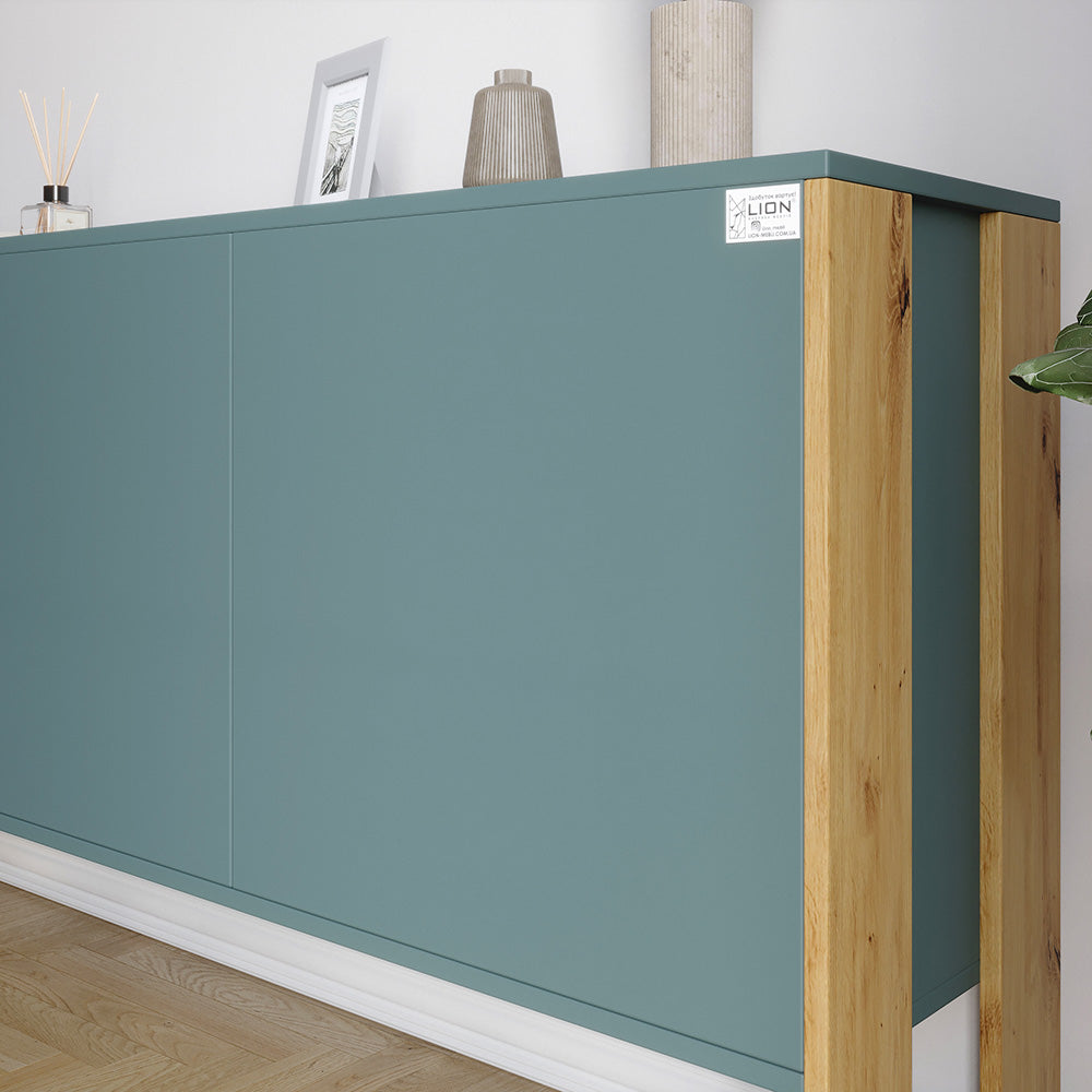 Комод-2 3-дверный LION Нобу 160х34х80 см Кашемир (LION-042375)