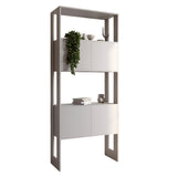 Модуль-5 стеллаж полки с фасадами LION Нобу Кашемир (LION-042249)