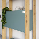 Модуль-5 стеллаж полки с фасадами LION Нобу Дуб Сонома (LION-042246)