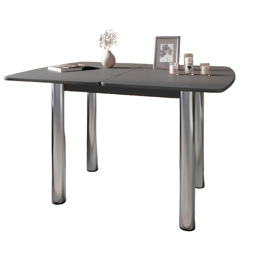 Обеденный стол раскладной LION Нота Антрацит 60x90/90x120 (LION-041276) ТОП