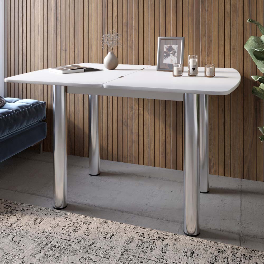 Обеденный стол раскладной LION Нота Нимфея Альба 60x90/90x120 (LION-041286)