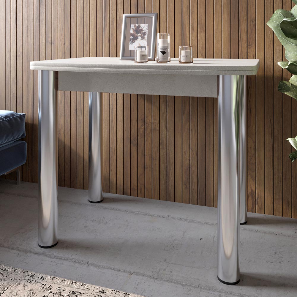 Обеденный стол раскладной LION Нота Бетон Style 60x90/90x120 (LION-041277)