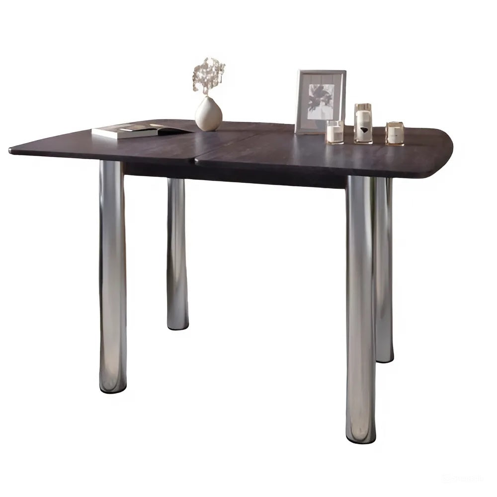 Обеденный стол раскладной LION Нота Бетон темный 60x90/90x120 (LION-041278)