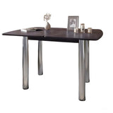 Обеденный стол раскладной LION Нота Бетон темный 60x90/90x120 (LION-041278)