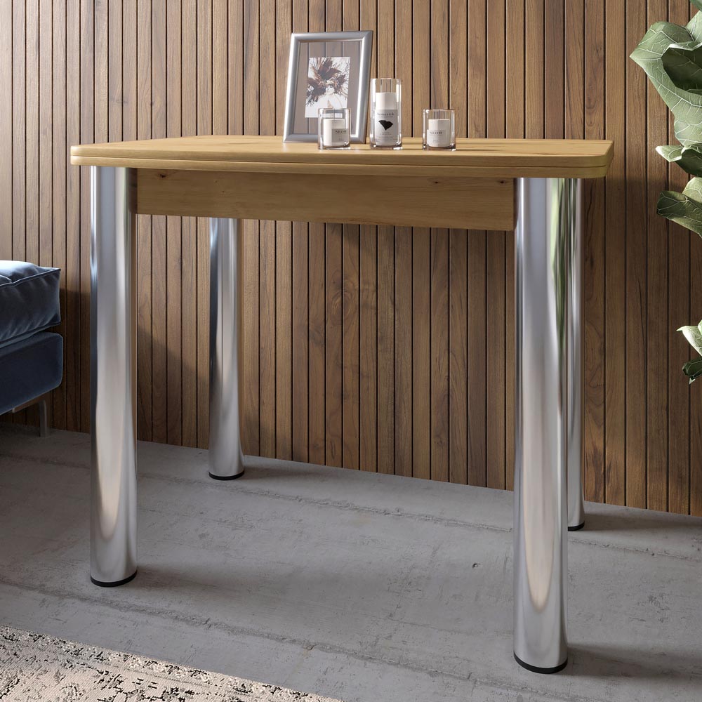 Обеденный стол раскладной LION Нота Дуб Артизан 60x90/90x120 (LION-041281)