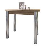 Обеденный стол раскладной LION Нота Дуб Сонома 60x90/90x120 (LION-041283)