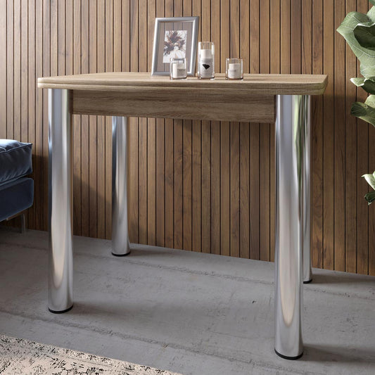 Обеденный стол раскладной LION Нота Дуб Сонома трюфель 60x90/90x120 (LION-041284)