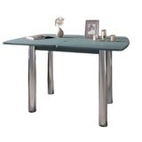 Обеденный стол раскладной LION Нота Гранит серый 60x90/90x120 (LION-041279)