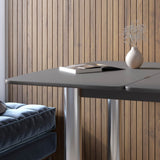 Обеденный стол раскладной LION Нота Мини Бетон Style 60x70/70x120 (LION-041291)