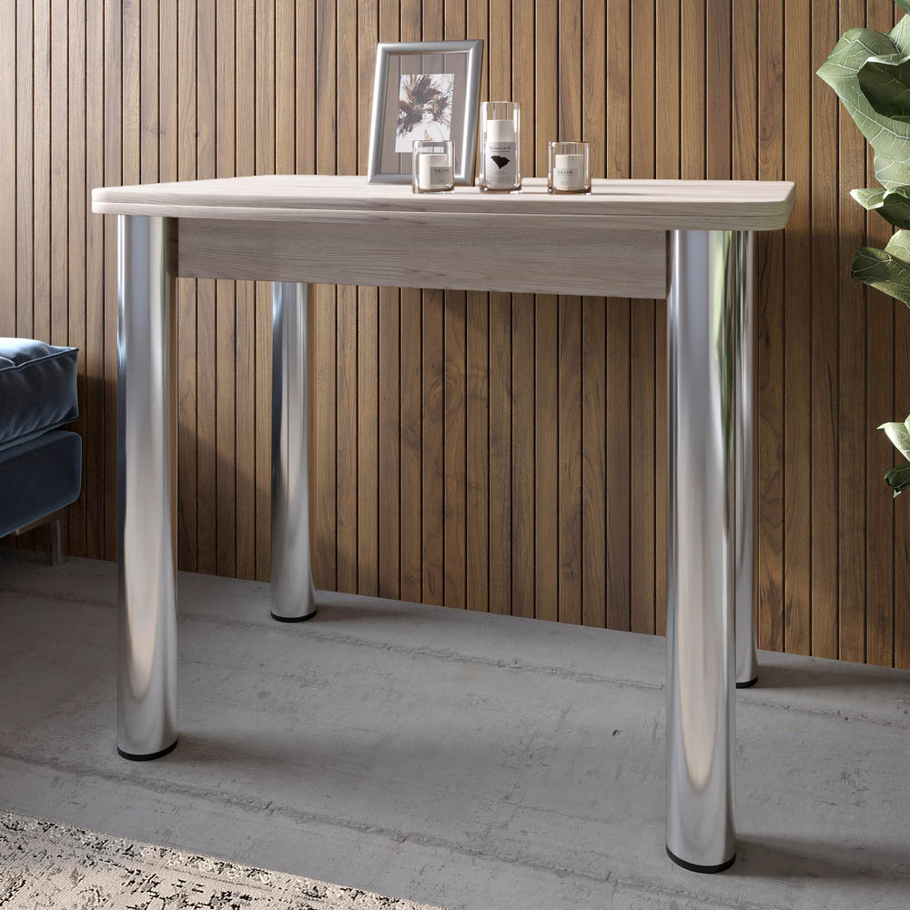 Обеденный стол раскладной LION Нота Самоа дымчатый 60x90/90x120 (LION-041288)