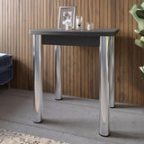 Обеденный стол раскладной LION Нота Мини Антрацит 60x70/70x120 (LION-041290)