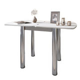 Обеденный стол раскладной LION Нота Мини Нимфея Альба 60x70/70x120 (LION-041300)