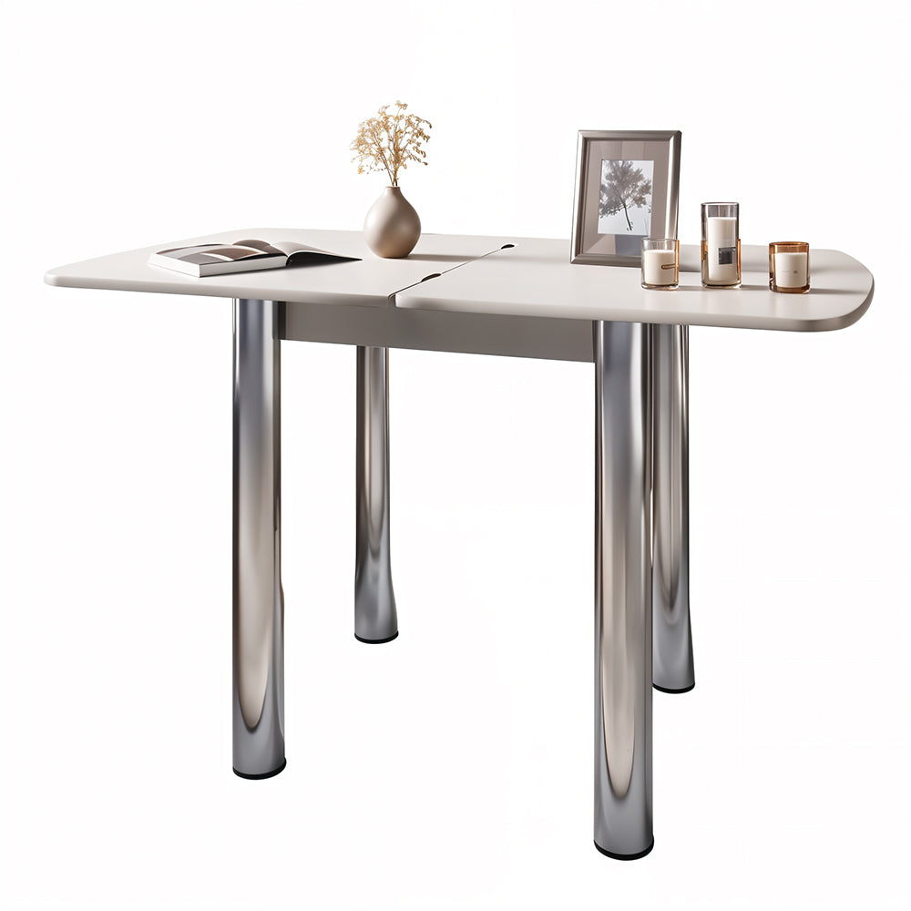 Обеденный стол раскладной LION Нота Мини Бетон Style 60x70/70x120 (LION-041291)