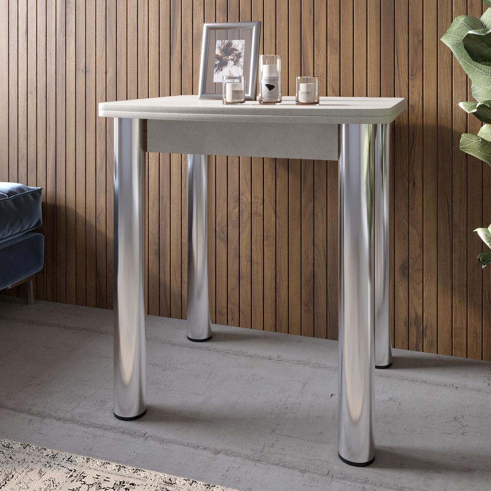 Обеденный стол раскладной LION Нота Мини Бетон Style 60x70/70x120 (LION-041291)