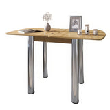 Обеденный стол раскладной LION Нота Мини Дуб Артизан 60x70/70x120 (LION-041295)