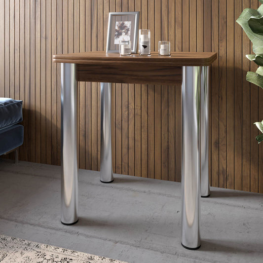 Обеденный стол раскладной LION Нота Мини Дуб Ливорно 60x70/70x120 (LION-041296)