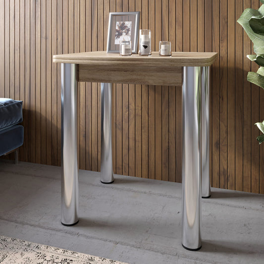 Обеденный стол раскладной LION Нота Мини Дуб Сонома 60x70/70x120 (LION-041297)