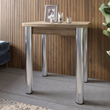 Обеденный стол раскладной LION Нота Мини Дуб Сонома 60x70/70x120 (LION-041297)