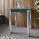 Обеденный стол раскладной LION Нота Мини Гранит серый 60x70/70x120 (LION-041293)