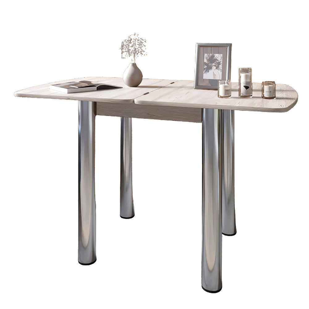 Обеденный стол раскладной LION Нота Мини Самоа дымчатый 60x70/70x120 (LION-041302)