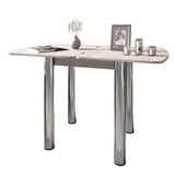 Обеденный стол раскладной LION Нота Мини Самоа дымчатый 60x70/70x120 (LION-041302)