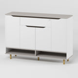 Тумба для обуви в прихожуюLION Салливан Тумба-2 Нимфея Альба (белый)/Кашемир (LION-041136)