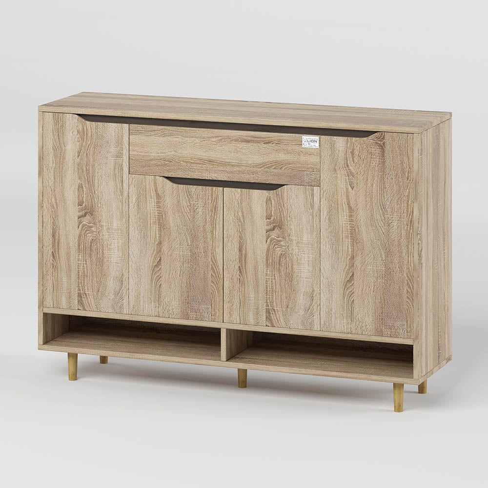 Тумба для обуви в прихожуюLION Салливан Тумба-2 Дуб Сонома трюфель (LION-041126)