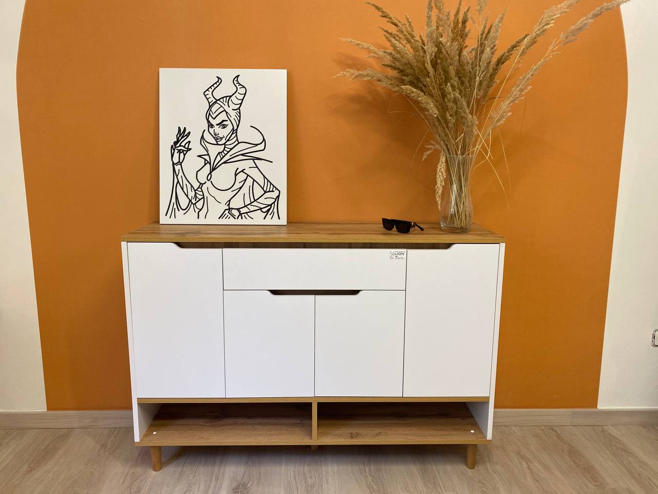 Тумба для обуви в прихожуюLION Салливан Тумба-2 Гранит серый (LION-041127)