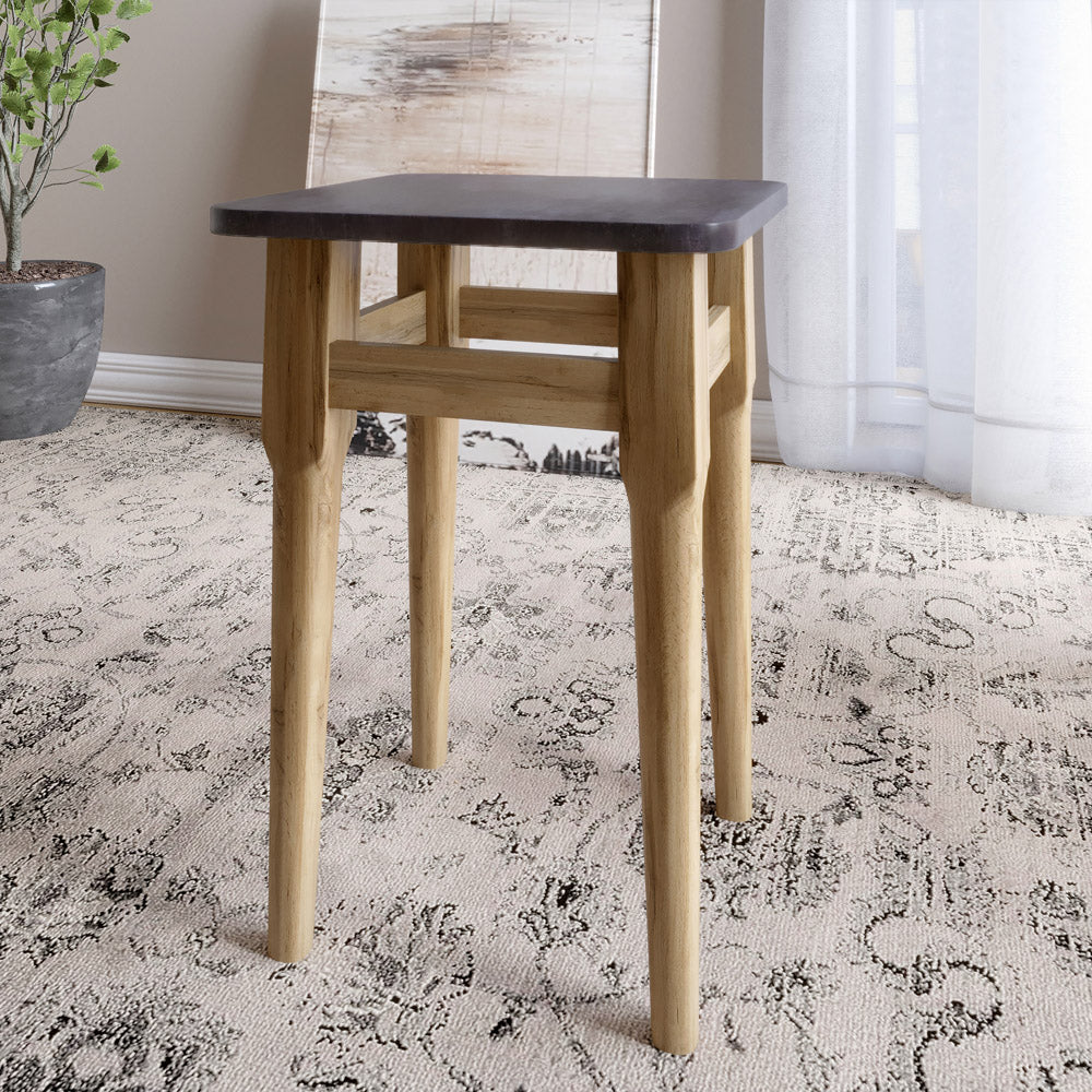 Табурет на кухню Маями кромка ПВХ 0,45 мм Бетон темний (LION-041249)