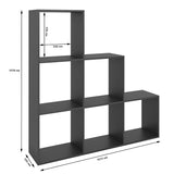 Стеллаж М-ЗОН Джеко 1072 Сонома (MZN-031002)