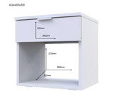 Прикроватная тумба Doros GN1 40х33х41 см Белый (DRS-011450)