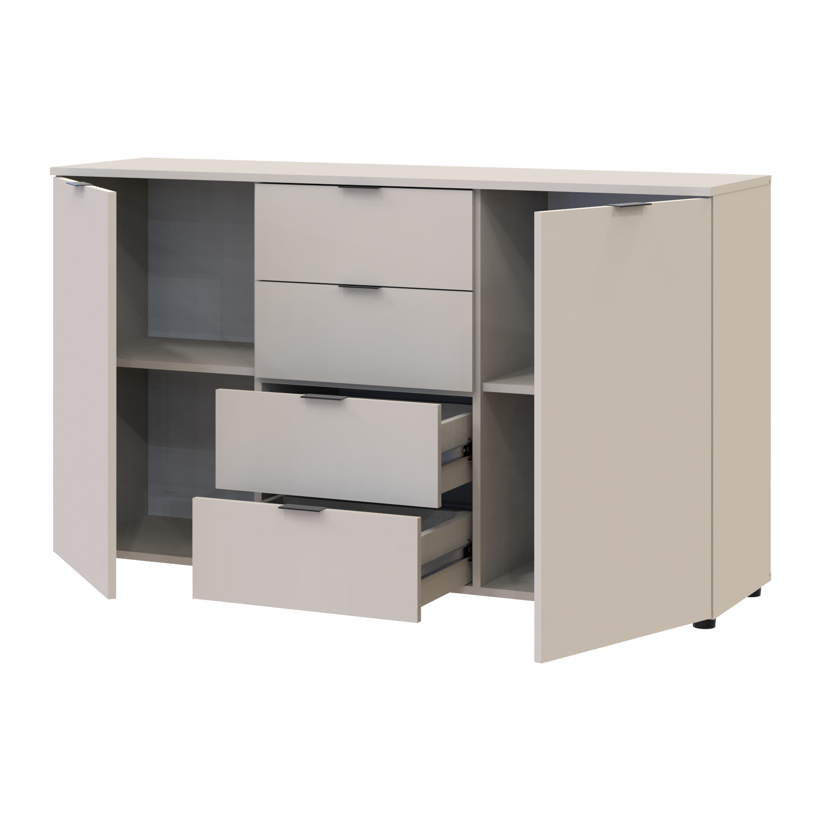 Комод в спальню Doros Рон 5 140х38х81 см Кашемир (DRS-011456)