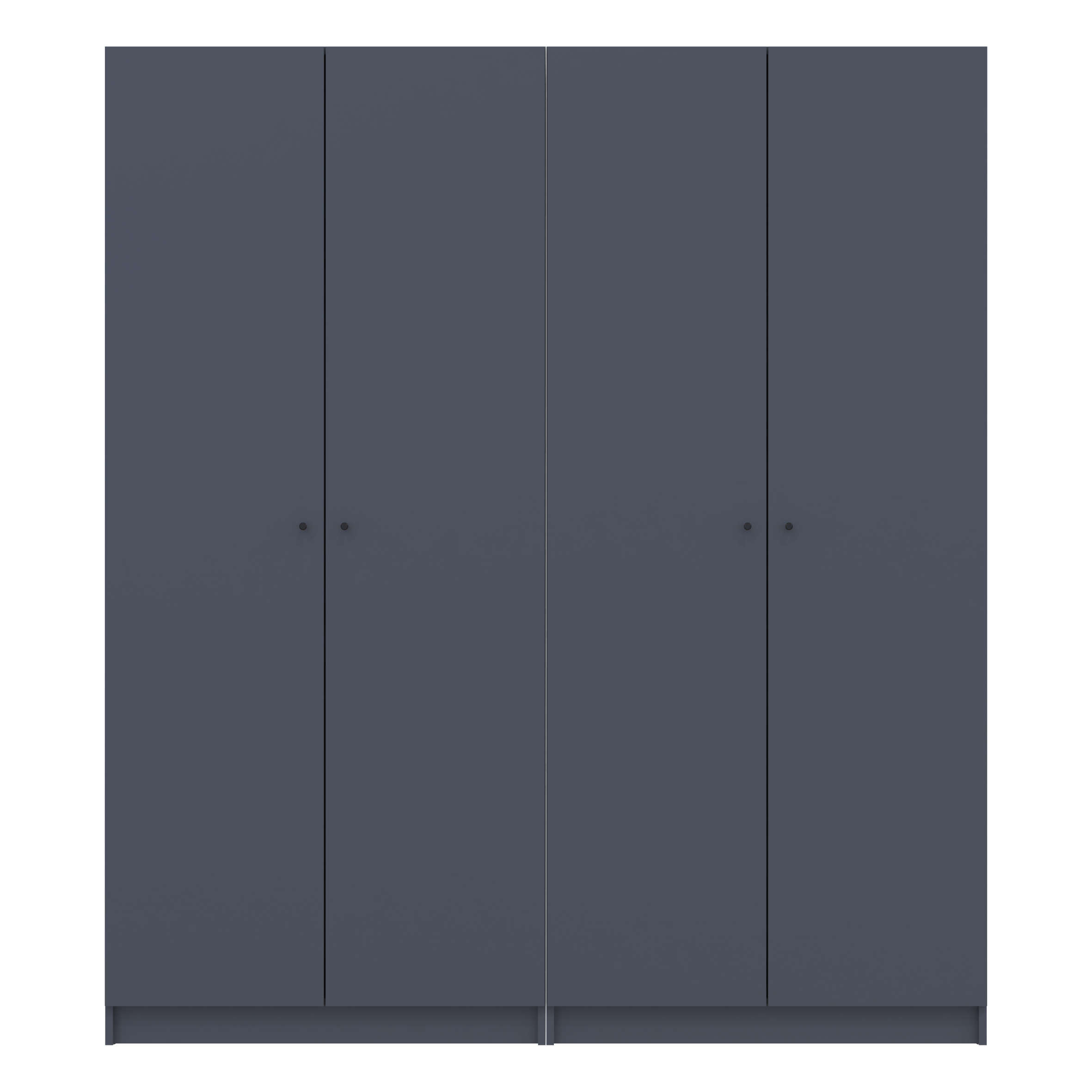 Комплект шкафов для одежды с полками Doros Промо (2 шт.) 180х48х204 см Графит (DRS-011463)