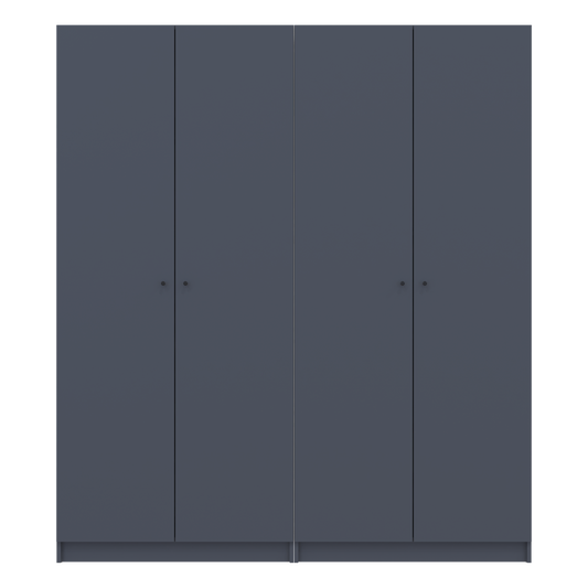 Комплект шкафов для одежды с полками Doros Промо (2 шт.) 180х48х204 см Графит (DRS-011463)