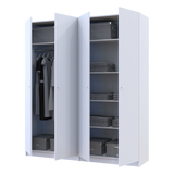 Комплект шкафов для одежды с полками Doros Промо (2 шт.) 180х48х204 см Белый (DRS-011464)