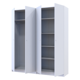 Комплект шкафов для одежды с полками Doros Промо (2 шт.) 180х48х204 см Белый (DRS-011464)