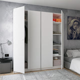 Комплект шкафов для одежды с полками Doros Промо (2 шт.) 180х48х204 см Белый (DRS-011464)