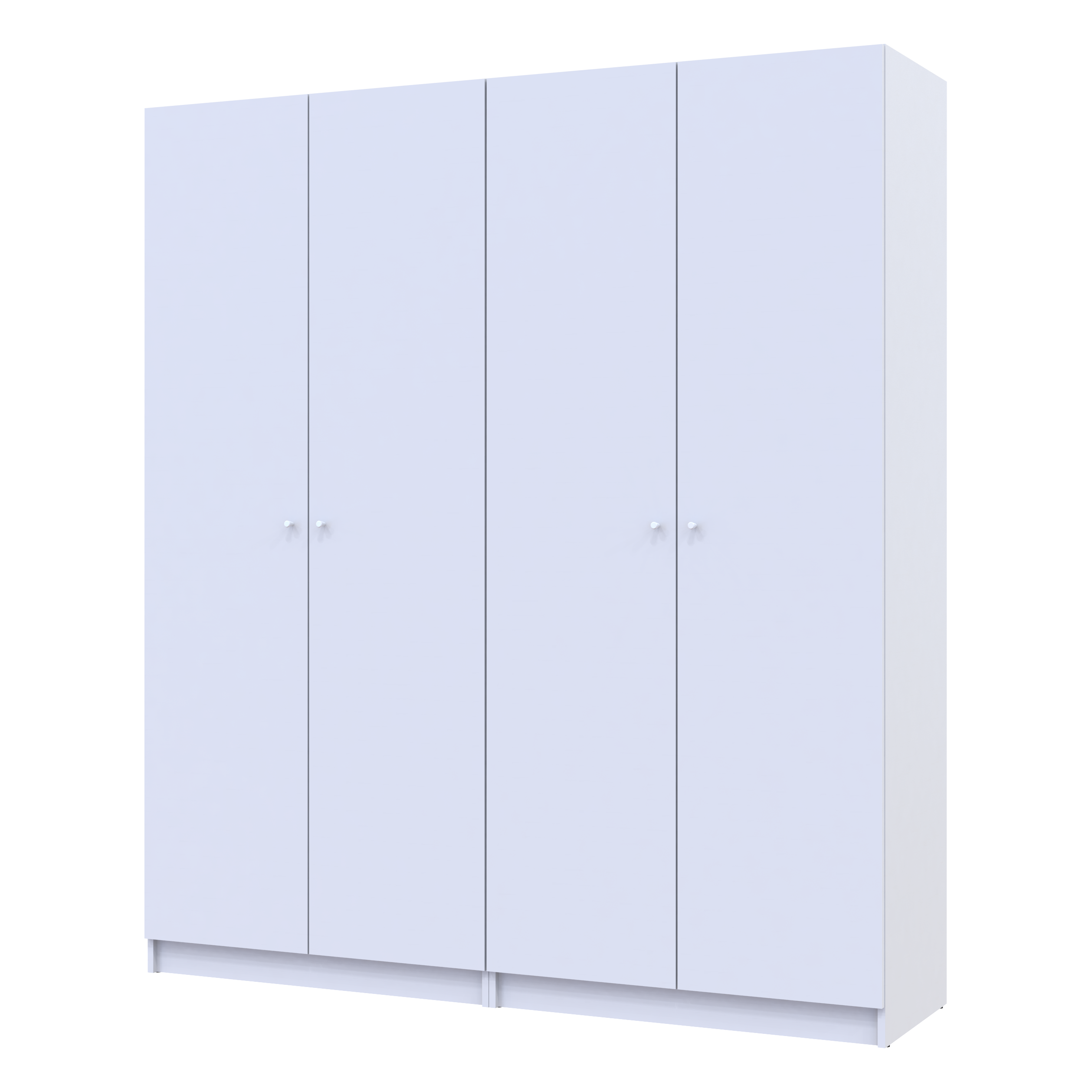 Комплект шкафов для одежды с полками Doros Промо (2 шт.) 180х48х204 см Белый (DRS-011464)