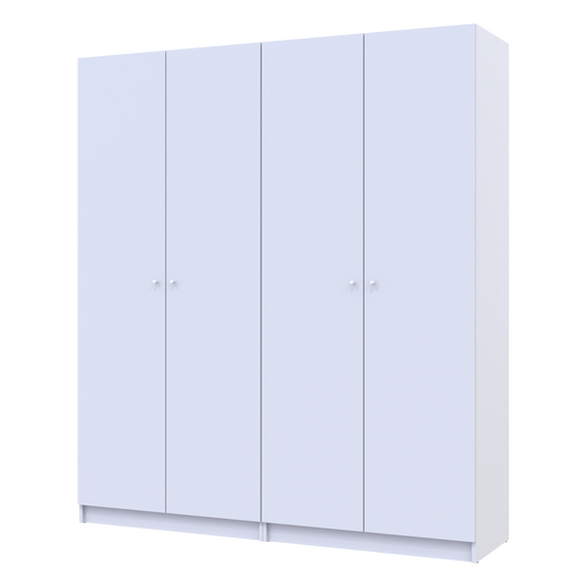 Комплект шкафов для одежды с полками Doros Промо (2 шт.) 180х48х204 см Белый (DRS-011464)