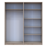 Комплект шкафов для одежды с полками Doros Промо (2 шт.) 180х48х204 см Дуб сонома (DRS-011465)