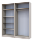 Комплект шкафов для одежды с полками Doros Промо (2 шт.) 180х48х204 см Кашемир (DRS-011466)