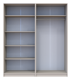 Комплект шкафов для одежды с полками Doros Промо (2 шт.) 180х48х204 см Кашемир (DRS-011466)