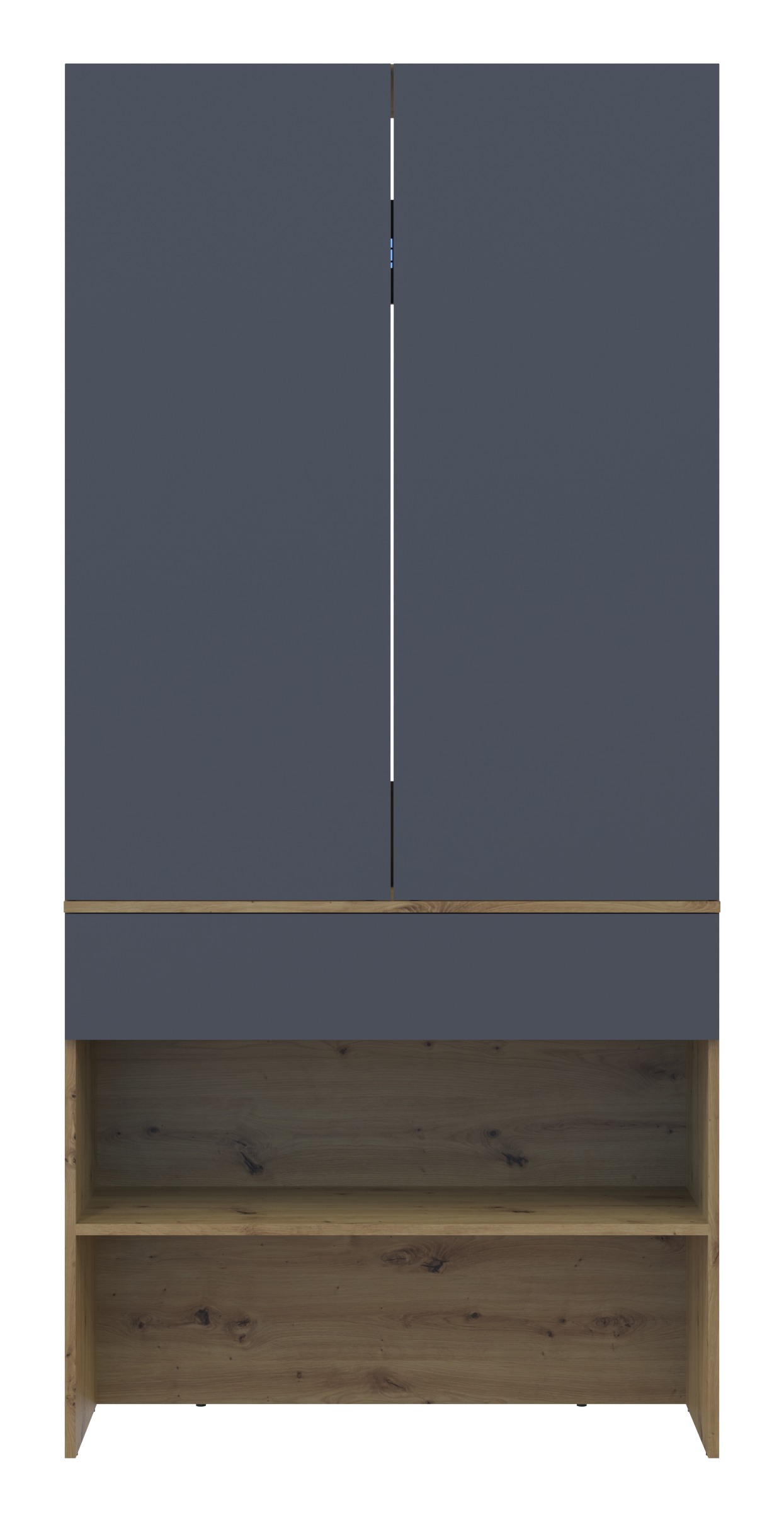 Прихожая Doros Сплит 94х39х200 см Дуб артизан/Графит (DRS-011469)