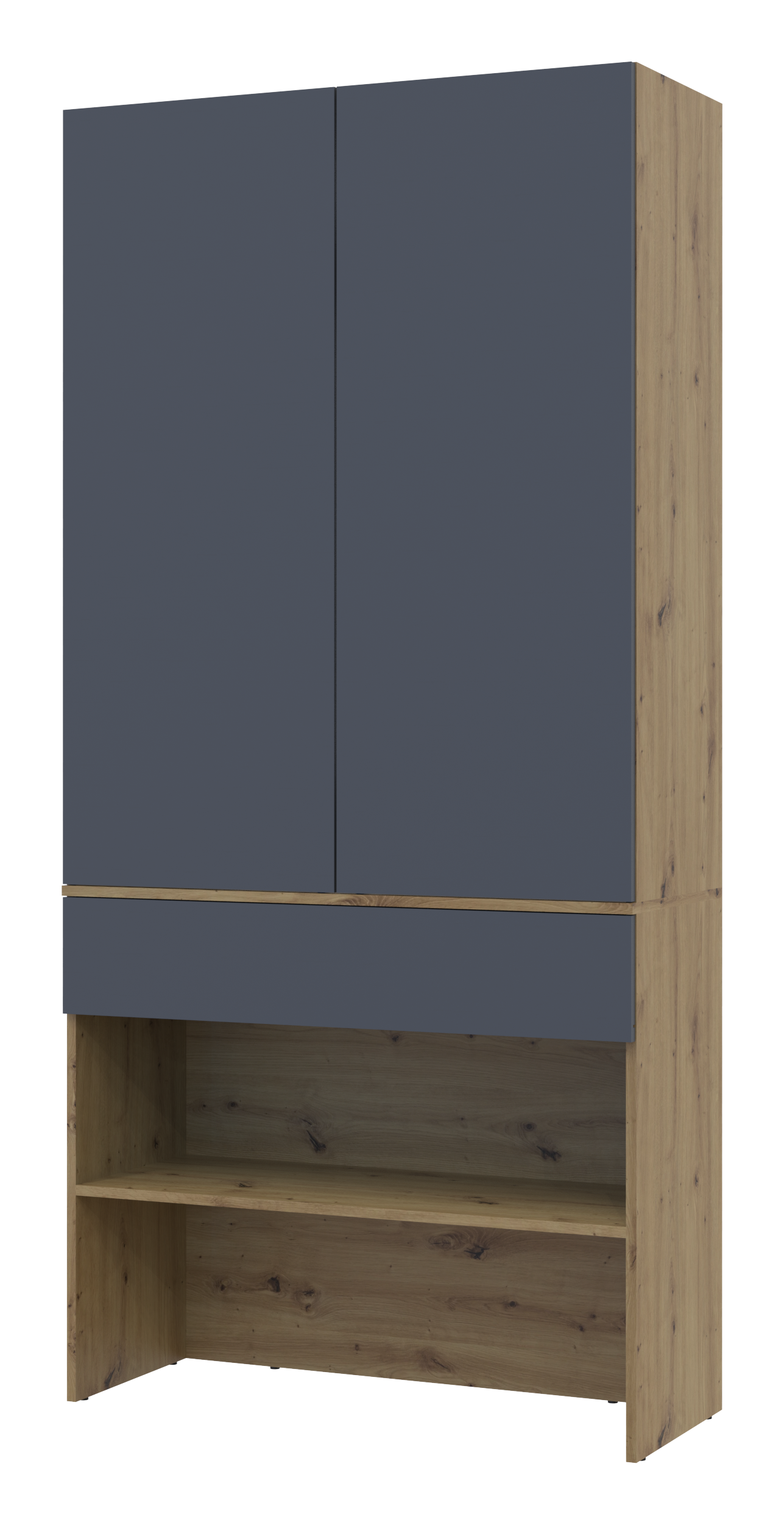 Прихожая Doros Сплит 94х39х200 см Дуб артизан/Графит (DRS-011469)