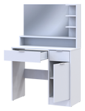 Туалетный столик с зеркалом Doros Эстель 90х38х135 см Белый (DRS-011472)