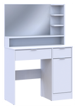 Туалетный столик с зеркалом Doros Эстель 90х38х135 см Белый (DRS-011472)