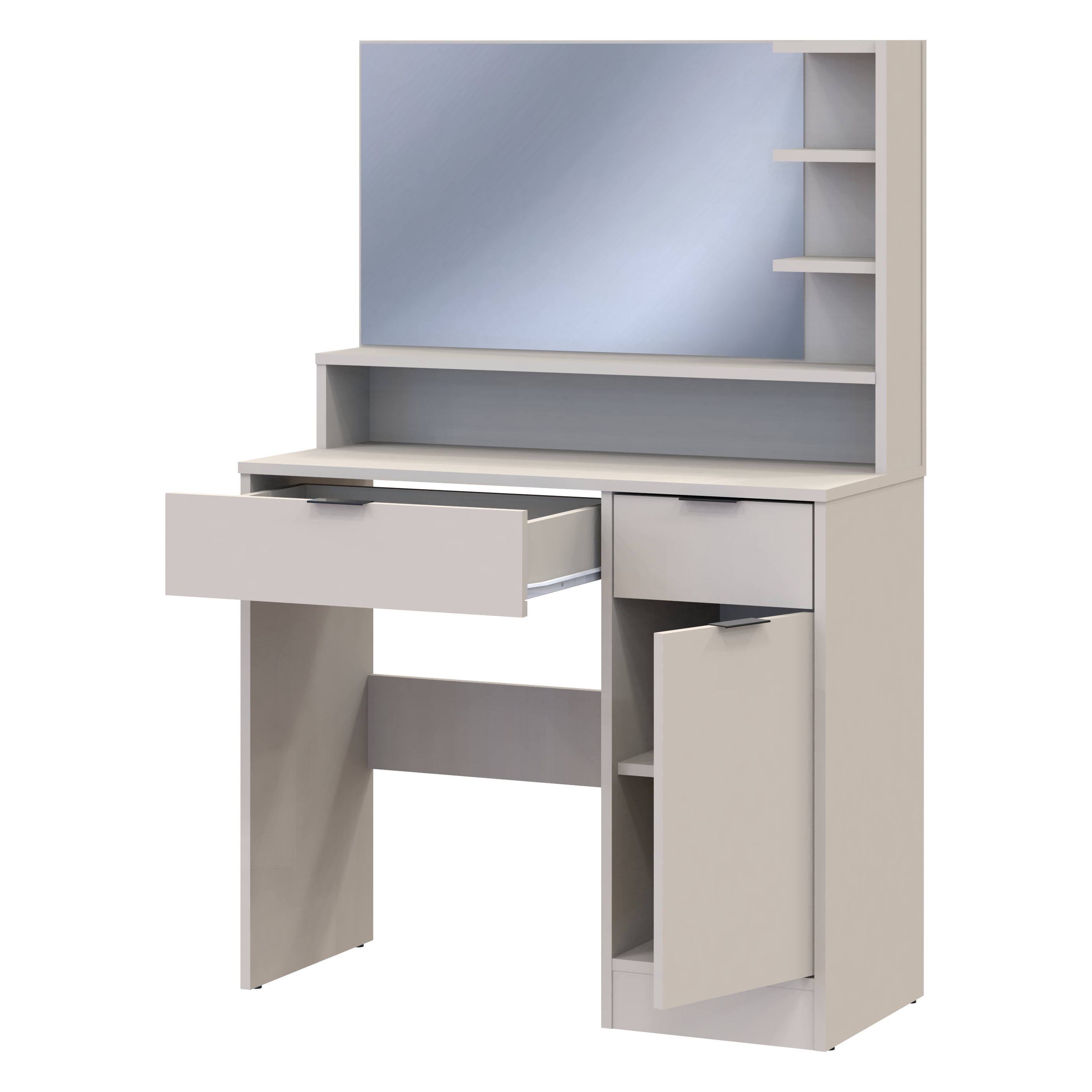 Туалетный столик с зеркалом Doros Эстель 90х38х135 см Кашемир (DRS-011473)