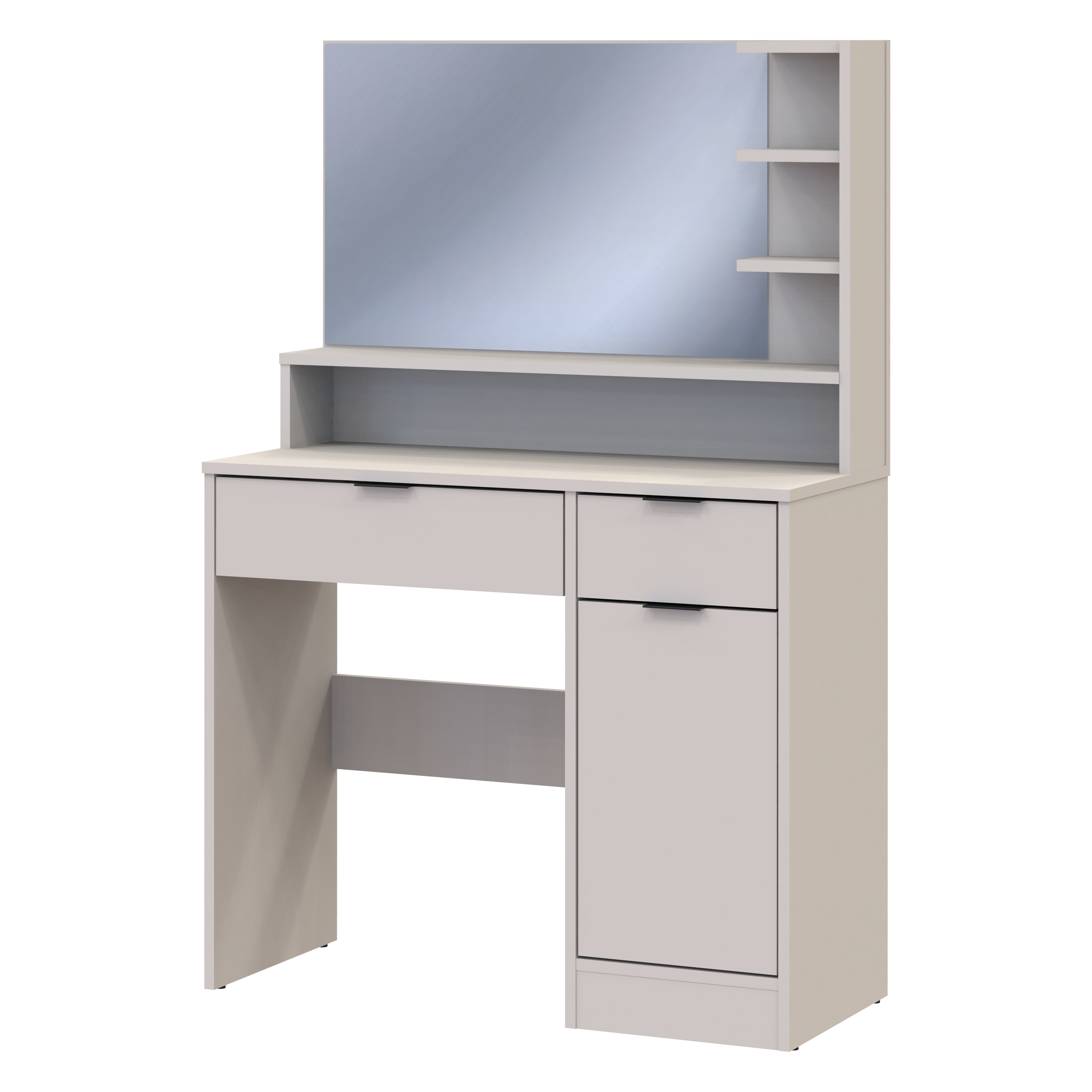 Туалетный столик с зеркалом Doros Эстель 90х38х135 см Кашемир (DRS-011473)