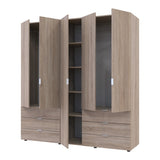 Комплект шкафов для одежды Doros Гелар (2 шт.) 193,7х49,5х203,4 см Дуб сонома (DRS-011111)